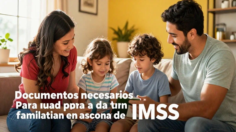 Documentos para el alta familiar en IMSS