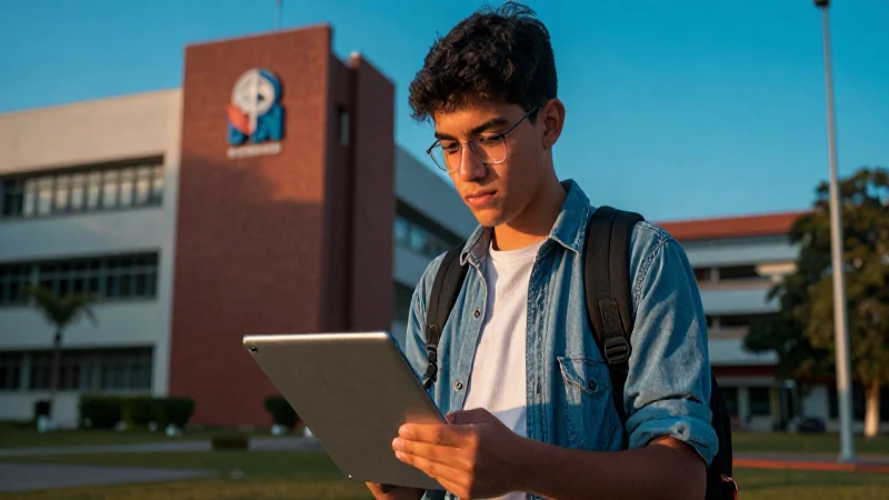El estudiante analiza la dirección de educación superior del IPN