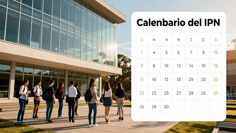 Conoce el calendario oficial del IPN