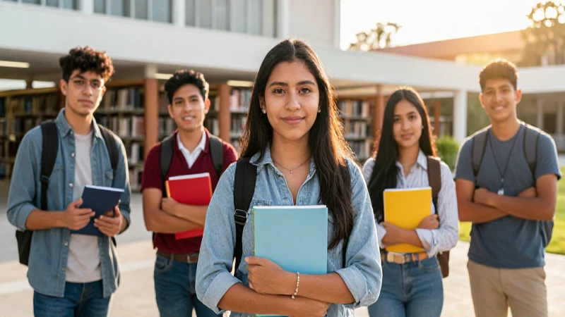 Estudiantes universitarios mexicanos en logro académico