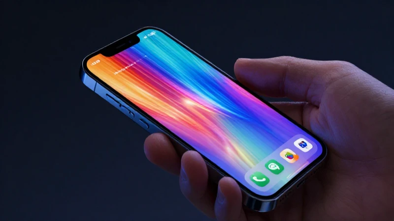Manos y teléfono con luz vibrante y estética moderna