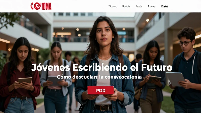 Conoce los beneficios de Jóvenes Escribiendo el Futuro