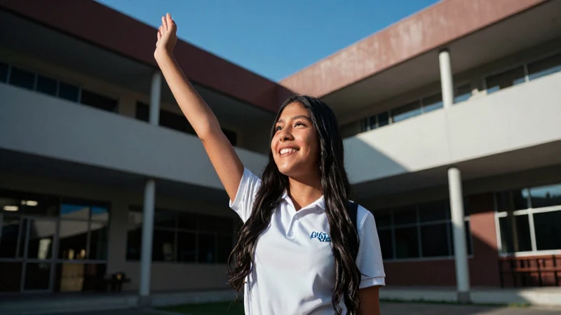 Estudiante mexicano celebra éxito educativo moderno