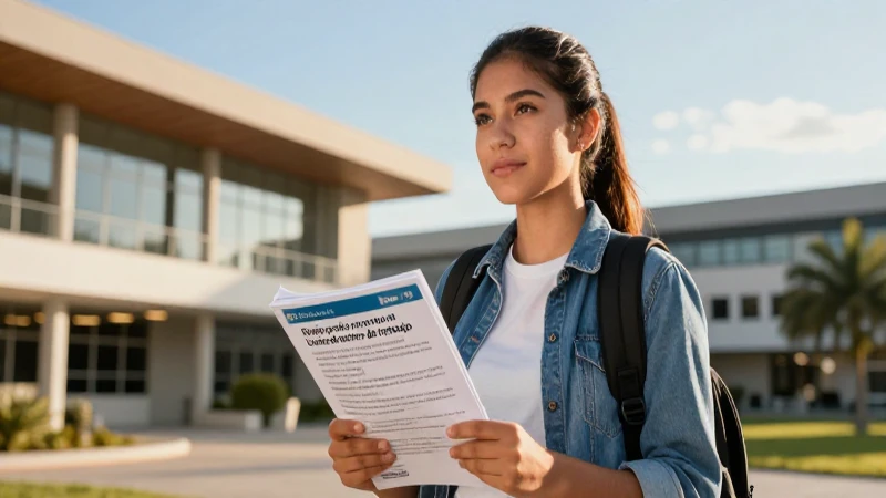 Joven estudiante mexicano mira un futuro prometedor