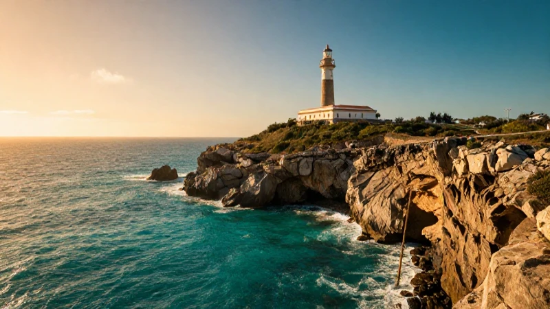 Faros de Venustiano Carranza al atardecer