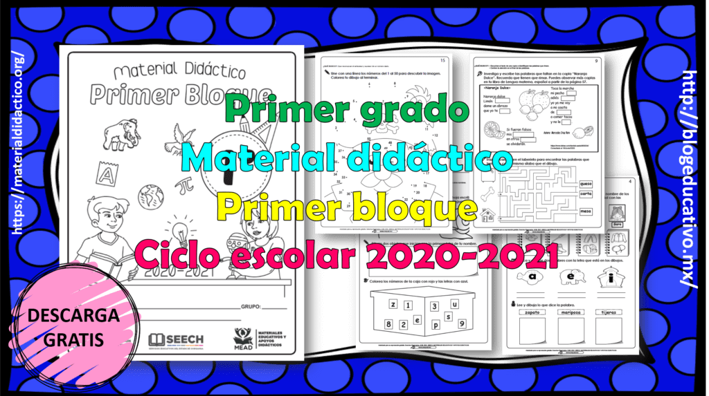 Conoce el material didáctico ideal para el primer día de preescolar