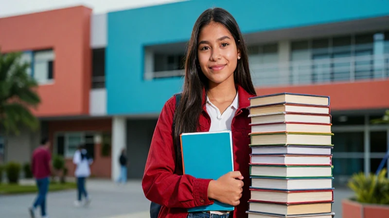 Estudiante mexicano, imagen vibrante y profesional