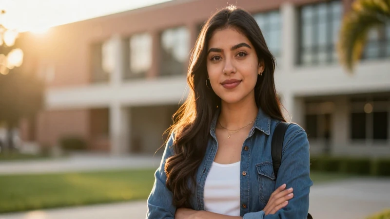 Retrato cinematográfico de estudiante mexicano exitoso
