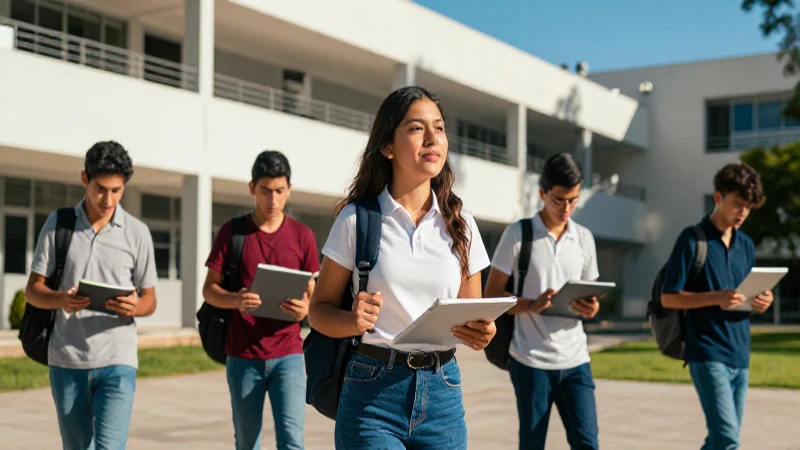 Estudiantes mexicanos brillan en un campus moderno