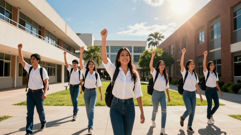 Estudiantes mexicanos celebran éxitos académicos