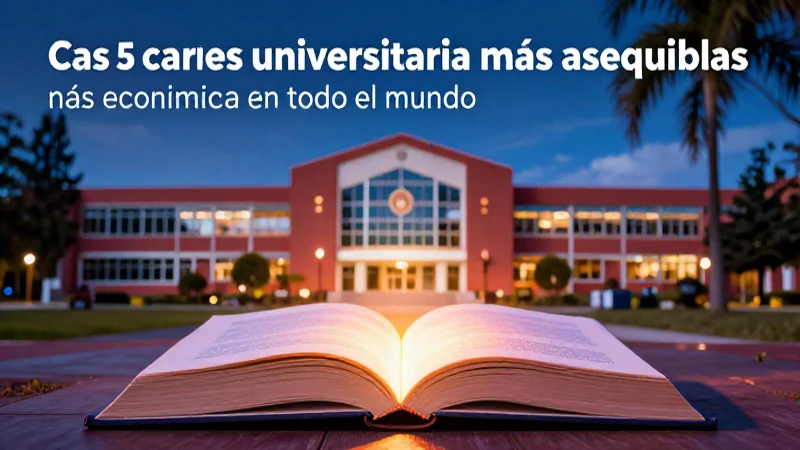 Carreras universitarias más económicas del mundo