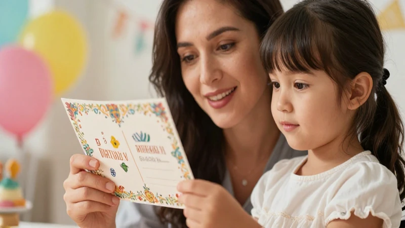 Madre e hija comparten una bonita postal