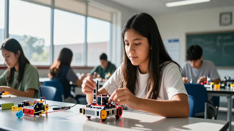 Estudiante mexicano diseña robots en laboratorio moderno