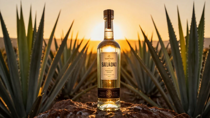 Agave, tequila y atardecer dramático