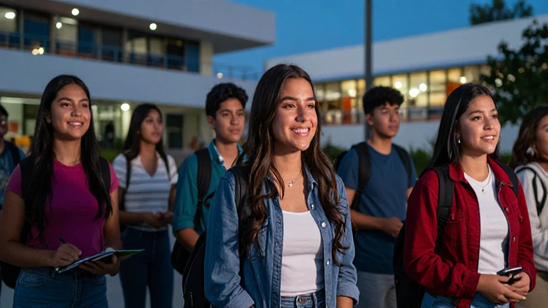Estudiantes mexicanos aprenden con entusiasmo y calidad