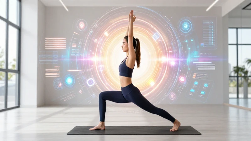 Yoga y salud digital en un estudio moderno