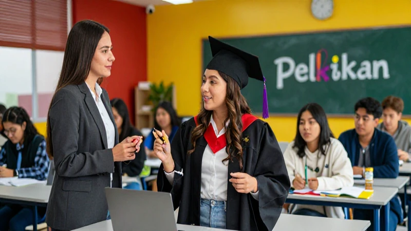 Pelikan: Vacantes y estudiantes celebrando
