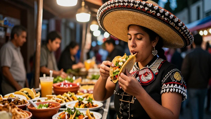 Gastronomía vibrante y street food en CDMX