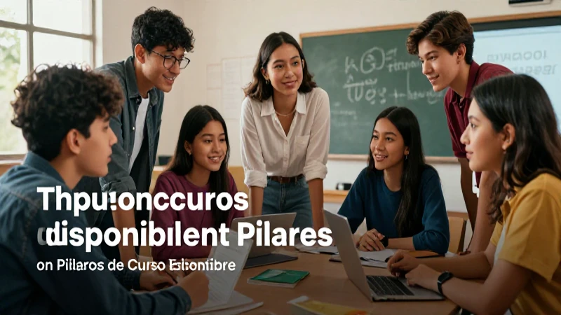 Cursos disponibles en Pilares: ¡tu mejor oportunidad!