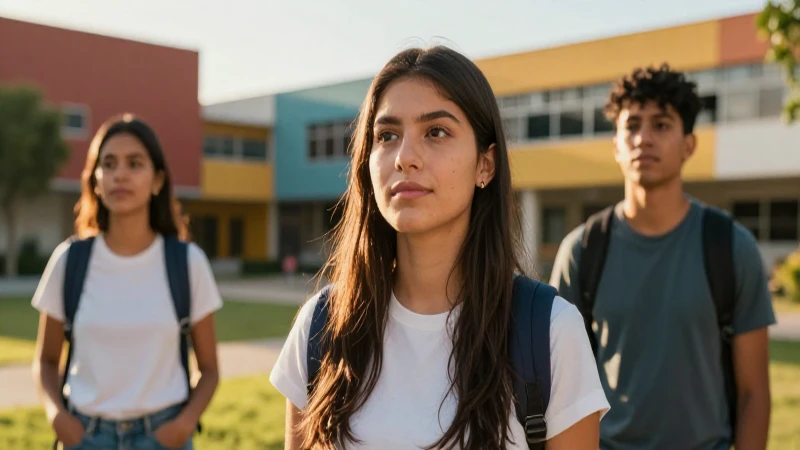 Joven mexicano confiado en su futuro brillante