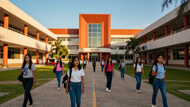 Estudiantes mexicanos en universidad, éxito y oportunidad