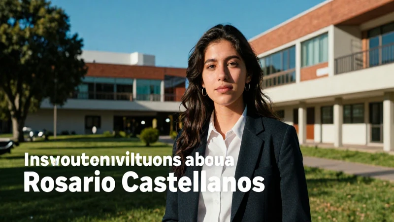 Actual convocatoria del Instituto Rosario Castellanos