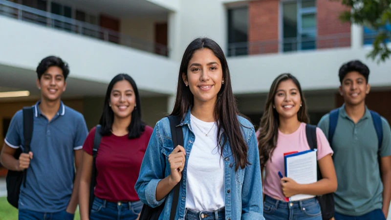 Futuro educativo mexicano vibrante y moderno