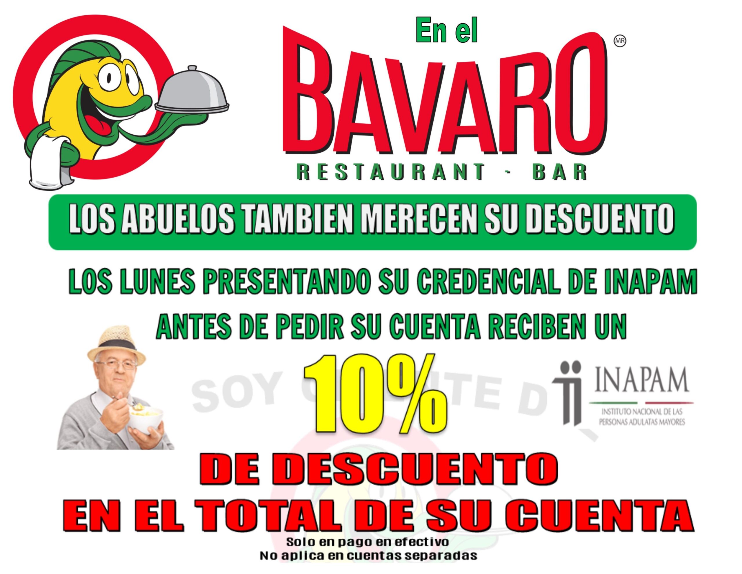 Descuentos en CFE para adultos mayores: ofertas del INAPAM