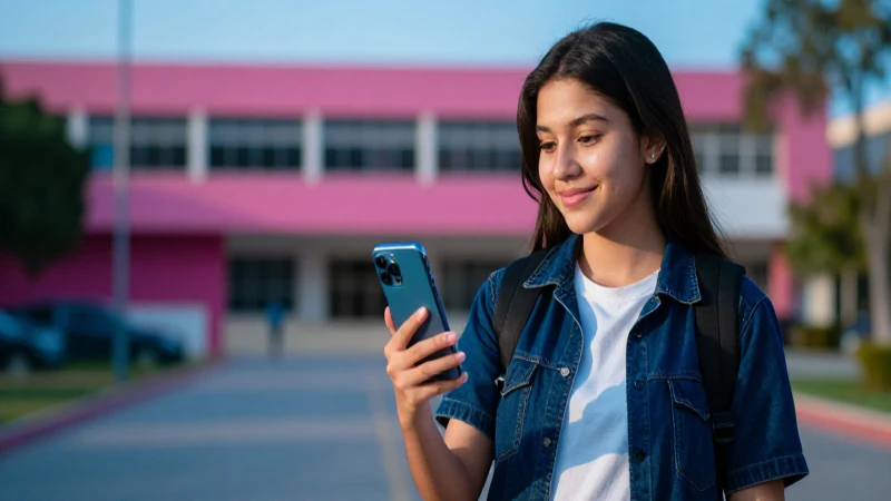 Cuáles son las ofertas y descuentos en productos Samsung para estudiantes 2 Estudiante mexicano exitoso con smartphone en campus moderno