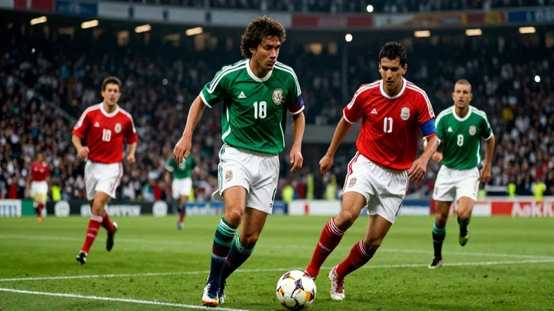 Fútbol mexicano vibrante en 1998