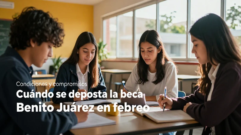 Fechas de depósito de beca Benito Juárez