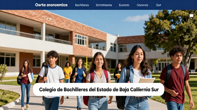 Oferta y ubicación del Colegio de Bachilleres de BCS