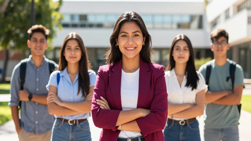 Imagen profesional de pasante mexicano