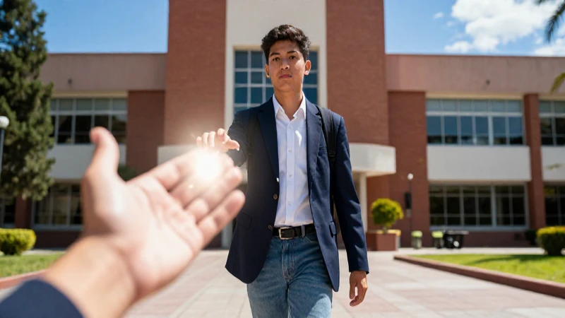 Estudiante mexicano con futuro brillante
