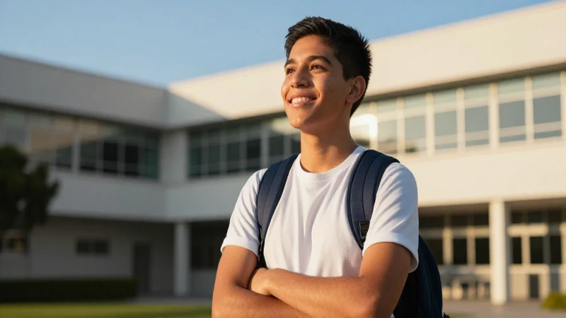 Joven mexicana triunfante en campus dorado