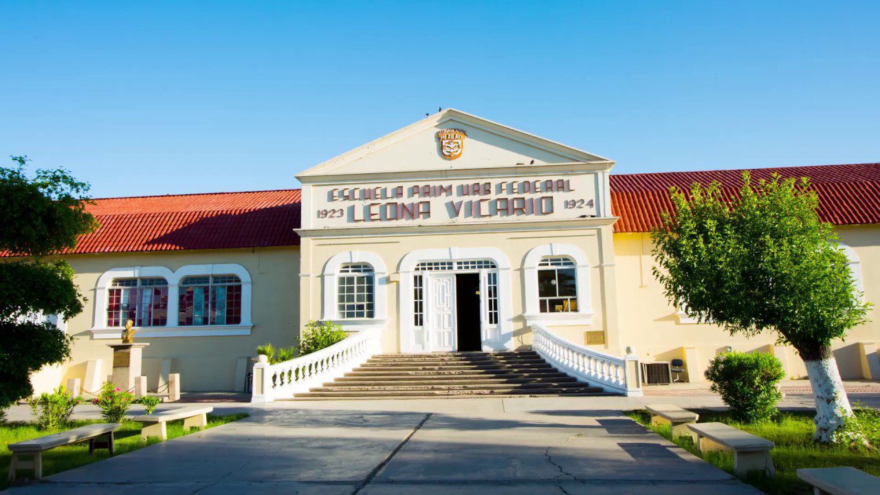 Dirección de la escuela primaria Leona Vicario en [ciudad]