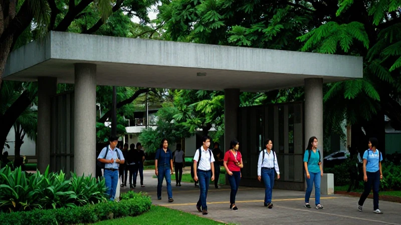 Estudiantes mexicanos en campus universitario vibrante