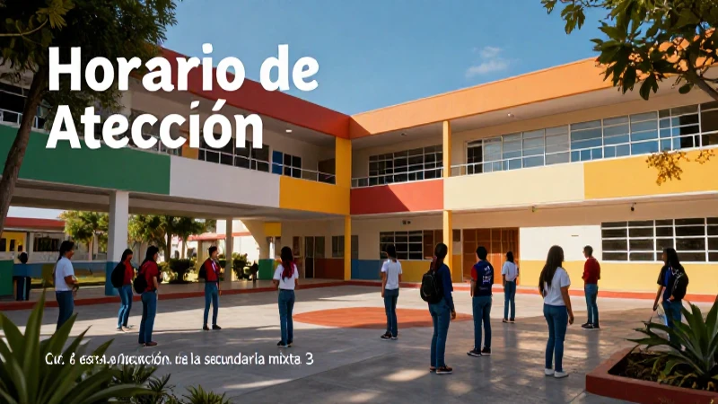 Secundaria Mixta 3: Ubicación y horario