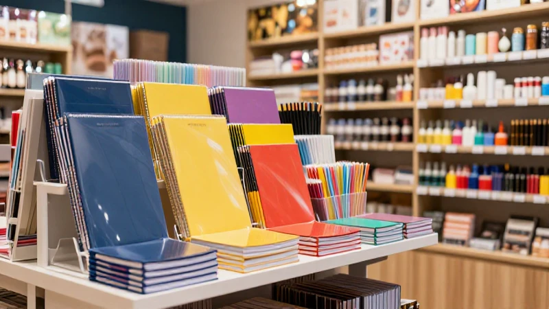Productos coloridos en Papelerías Tony León