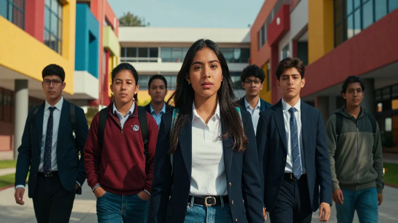 Estudiantes exitosos en campus modernos mexicanos