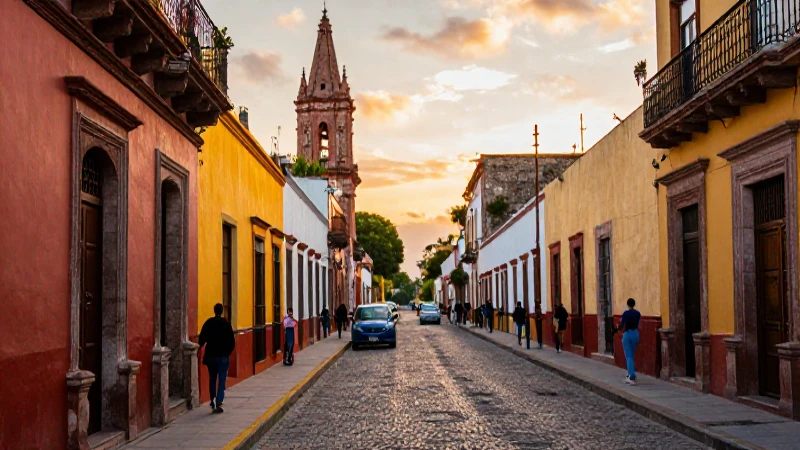 Cuál es la dirección exacta de la calle Pedro Moreno en Guadalajara 2 Guadalajara vibrante al atardecer con estilo cinematográfico