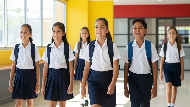 Comprar uniformes para éxito escolar