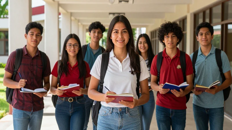 Estudiantes mexicanos logran éxito en un campus vibrante
