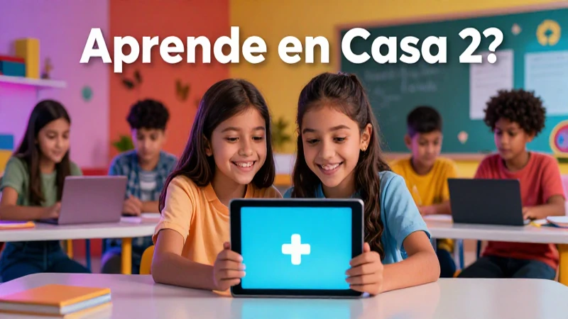 Aprende en Casa 2 ofrece beneficios educativos