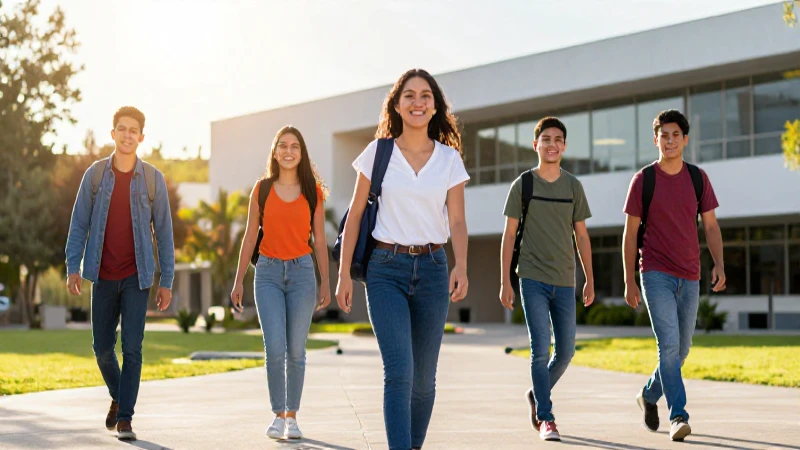 Imagen dinámica de estudiante mexicano sonriendo