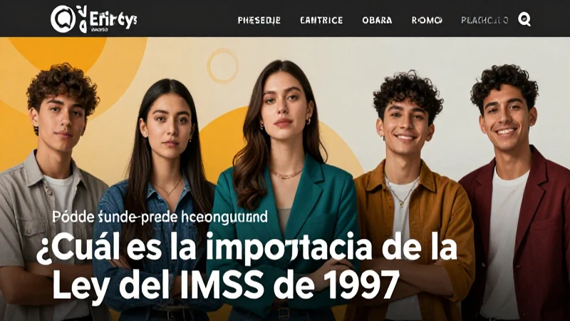 Información sobre la Ley IMSS 1997
