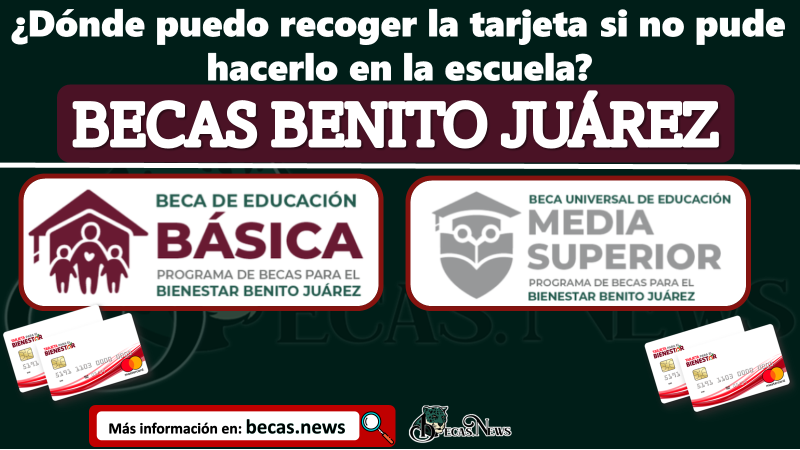 Dónde puedo recoger mi beca Benito Juárez