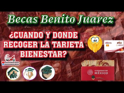 Dónde se entregan las tarjetas de Benito Juárez