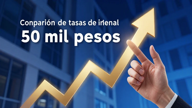 Compara tasas para pedir tu préstamo de 50 mil