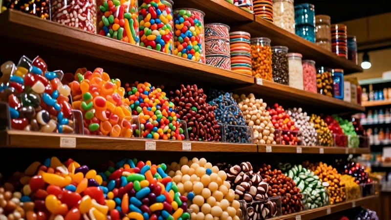 Dulces mexicanos coloridos para una foto impactante